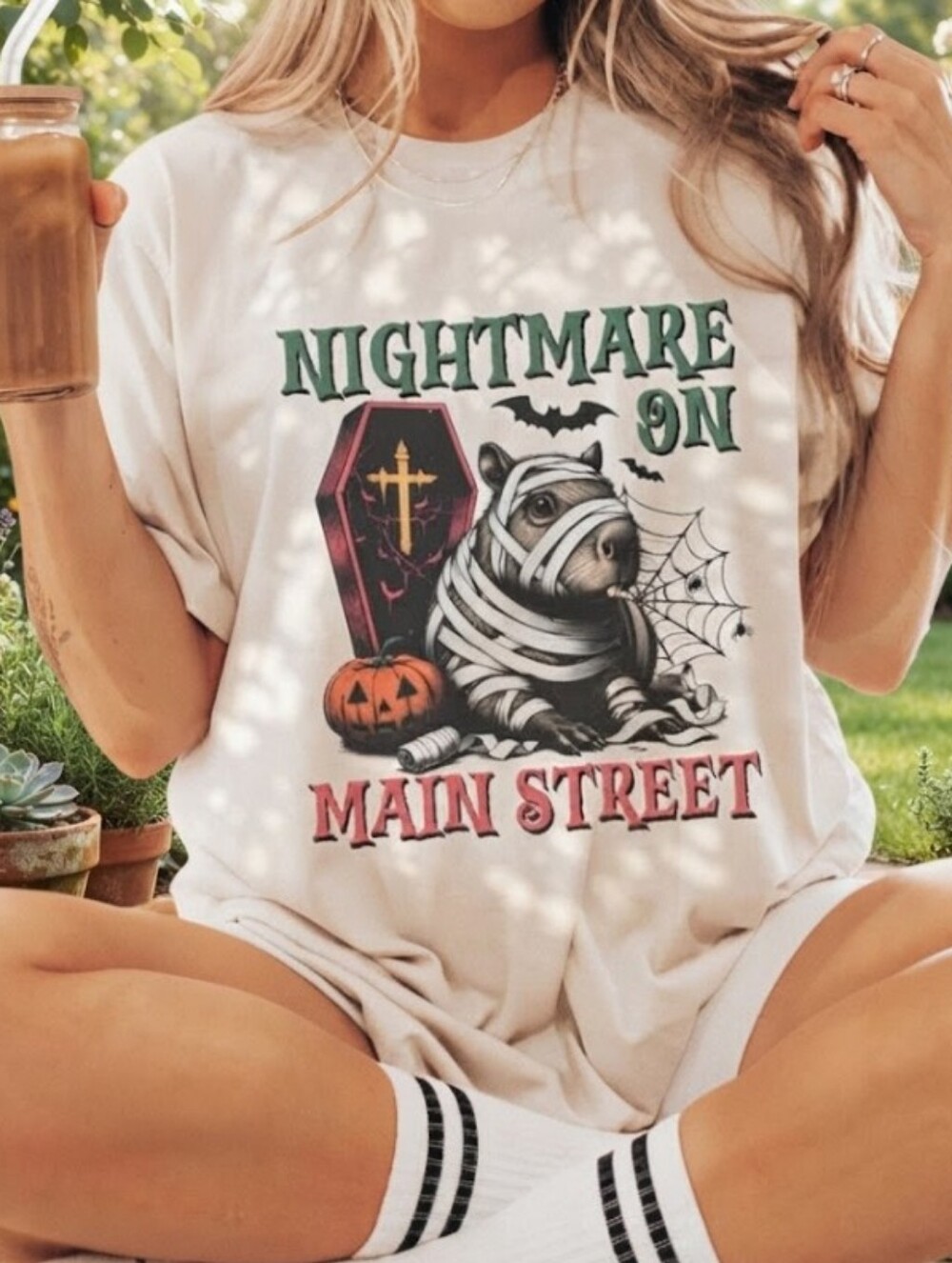 Nightmare on Main Street Capybara Halloween shirt